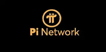 Pi Network logo with a golden Pi symbol inside a circular frame on a black background, representing the project’s digital currency ecosystem