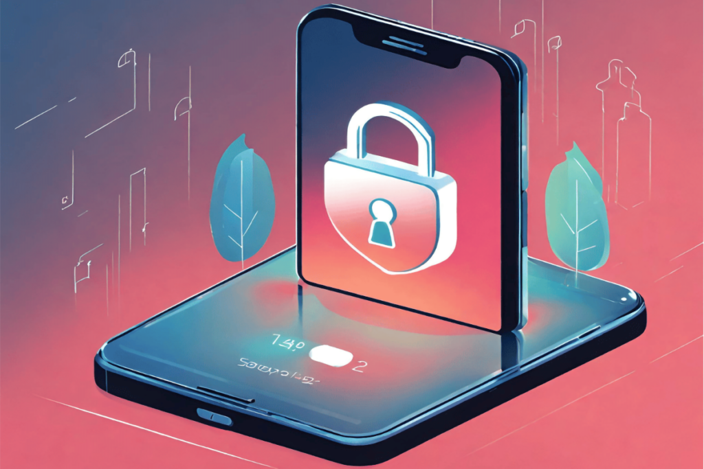 Smartphone security tips showing safe browsing, app protection, and secure online habits.