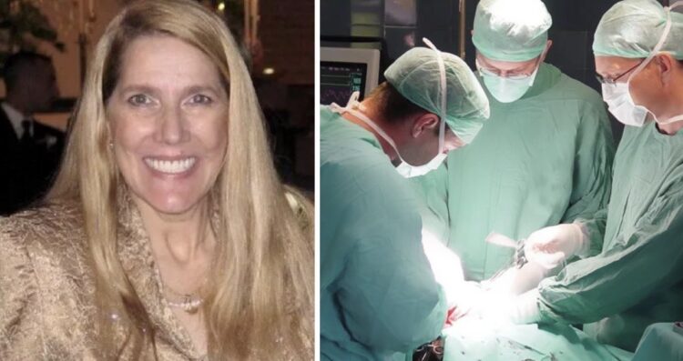 Near-Death Experience Case – Pam Reynolds portrait alongside surgical operation scene