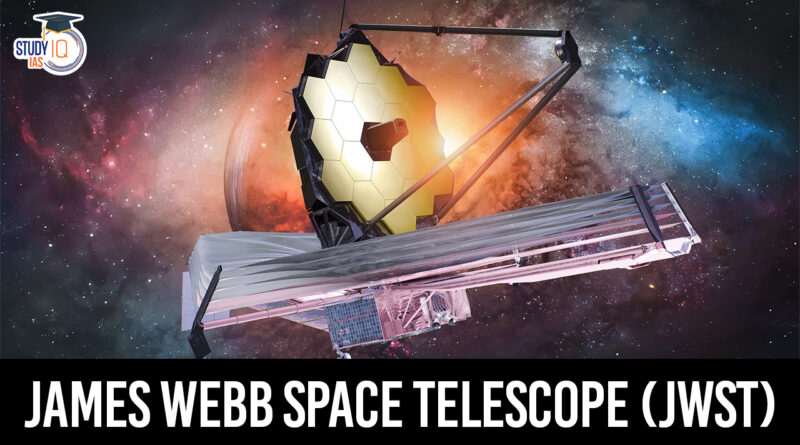 Cosmology updates 2026: James Webb Space Telescope observing distant galaxies against a colorful cosmic background.