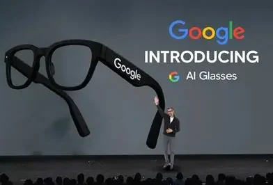 Google Android XR smart glasses: The AI Breakthrough Revealed at Google I/O 2026 Google AI Glasses presented on stage during the official product introduction event