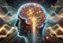 A stylized human brain glowing with neural pathways and digital circuits, visually representing Extreme Neuroplasticity in the age of AI.