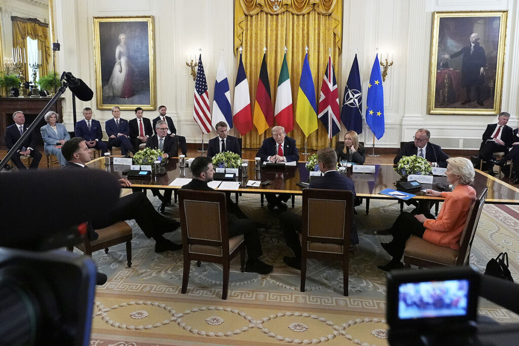 High‑level diplomatic meeting with multiple world leaders as Trump Meloni tensions influence transatlantic discussions.