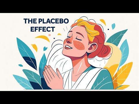 Placebo effect illustrated through a calm mind and emotional balance artwork