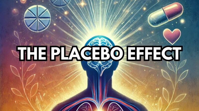 Placebo effect illustrated through mind–body connection artwork