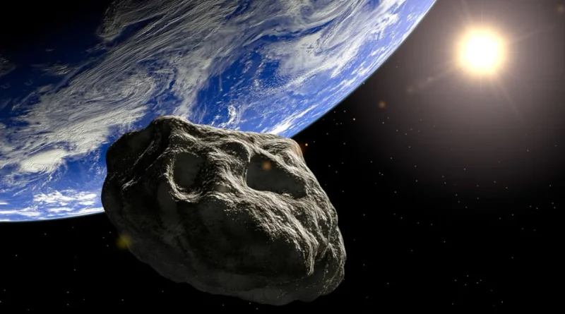 Asteroid Bennu approaching Earth in deep space