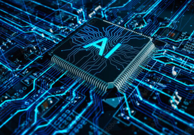 AI‑designed viruses visualized through synthetic biology and computational genome design