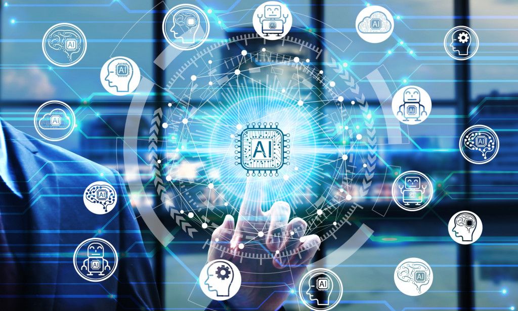 Model Hardware Standard Anthropic AI integration concept showing interconnected intelligent systems