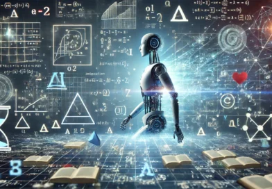 AI Mathematical Intuition: When Machines Seem to Find Unexpected Paths in Mathematics AI mathematical intuition robot visualization