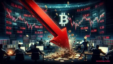 Bitcoin falls below $64,000 during a sharp market downturn