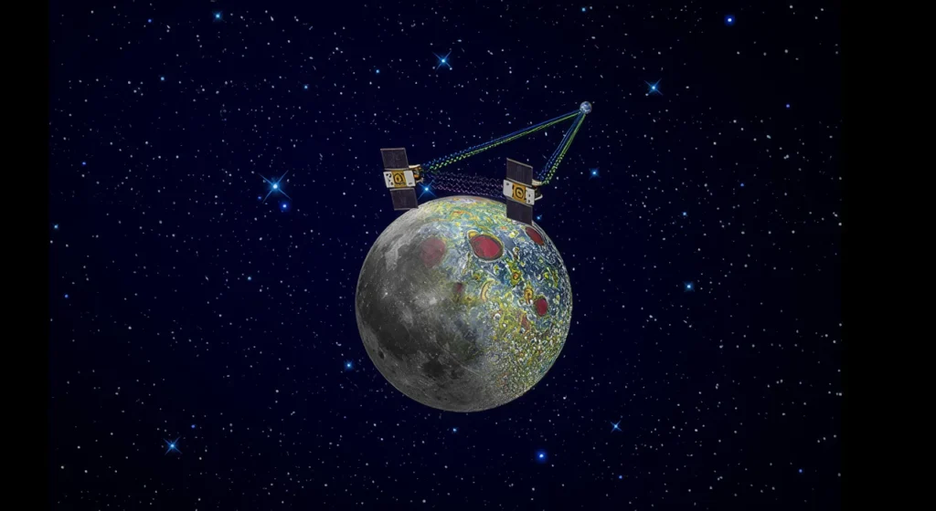 GRAIL Moon Gravity Mission mapping the Moon’s gravitational field with Ebb and Flow spacecraft
