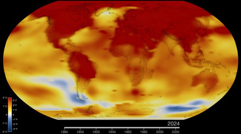 Extreme heat 2026 global temperature anomaly map
