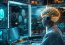 brain‑computer interfaces illustrated through futuristic neural interaction