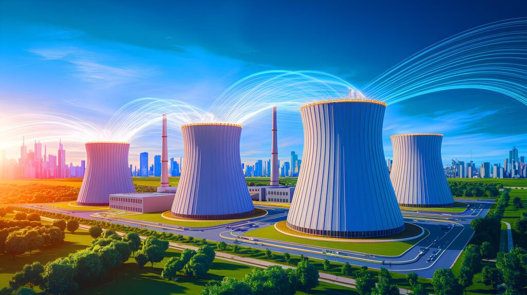 Nuclear Energy Geopolitics illustrated through advanced reactors, energy infrastructure and global industrial competition