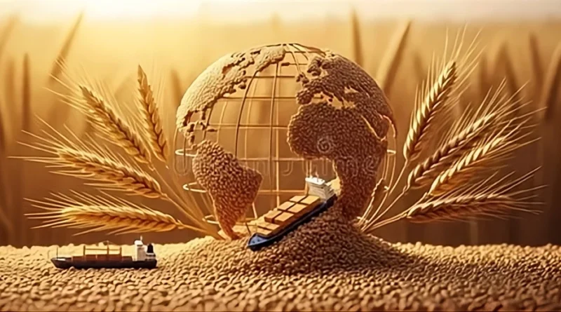 Food geopolitics, global grain trade, fertilizer dependencies, and agricultural supply chain security